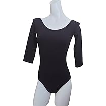 丸首7分袖レオタード ブラック M 楽天市場】オーディション レオタード 七分袖&丸首 露出度が
